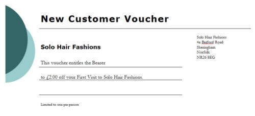 New Customer Voucher